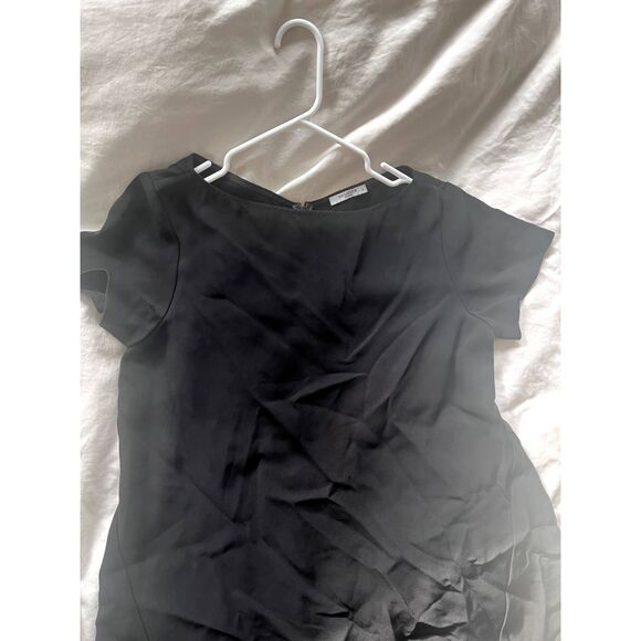 Womens MM LaFleur The Georgia Dress Swing Crepe Size Large Black - Picture 4 of 9